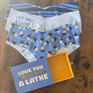 Aerie three pack no-show cheeky panty pack NEW